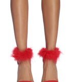 Cuff 'Em With Faux Fur Heels