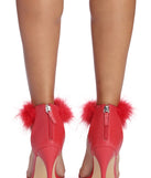 Cuff 'Em With Faux Fur Heels