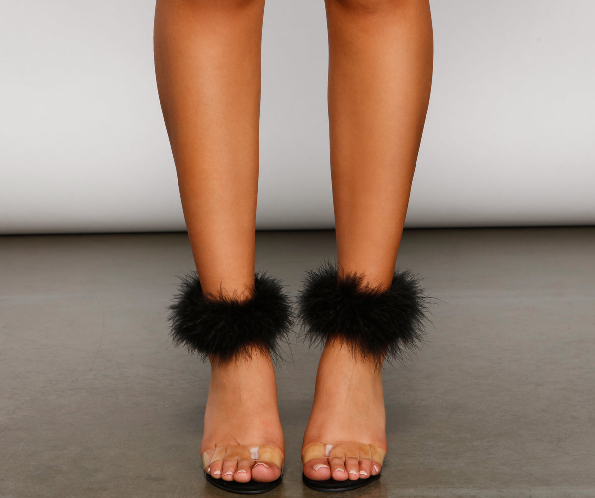 Marabou's Most Wanted Block Heels