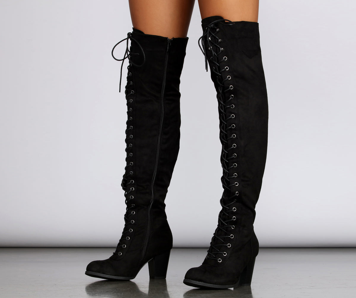 Center Stage Lace Up Boots & Windsor