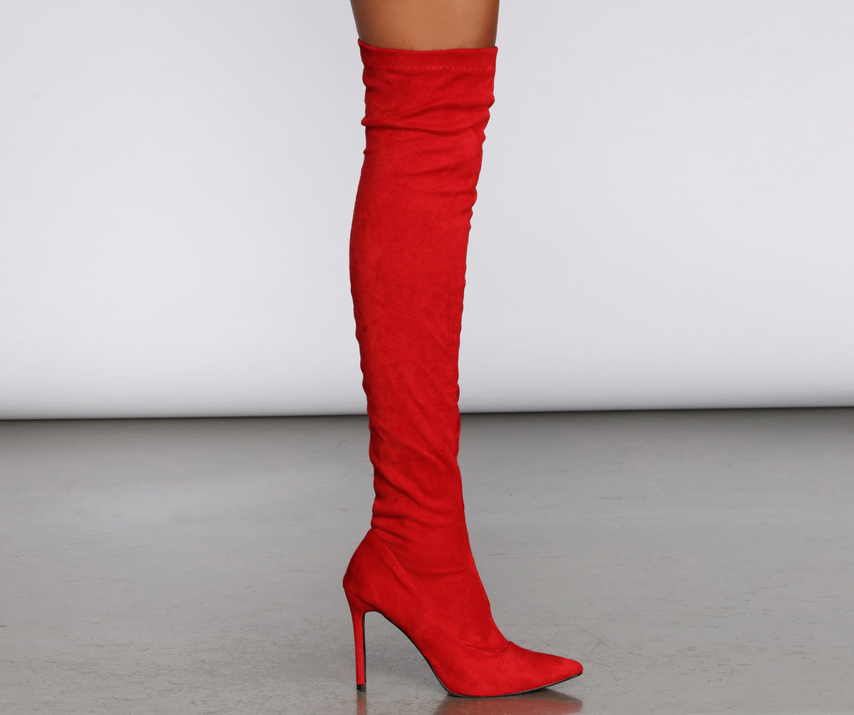 They Call It Love Thigh High Stiletto Boots