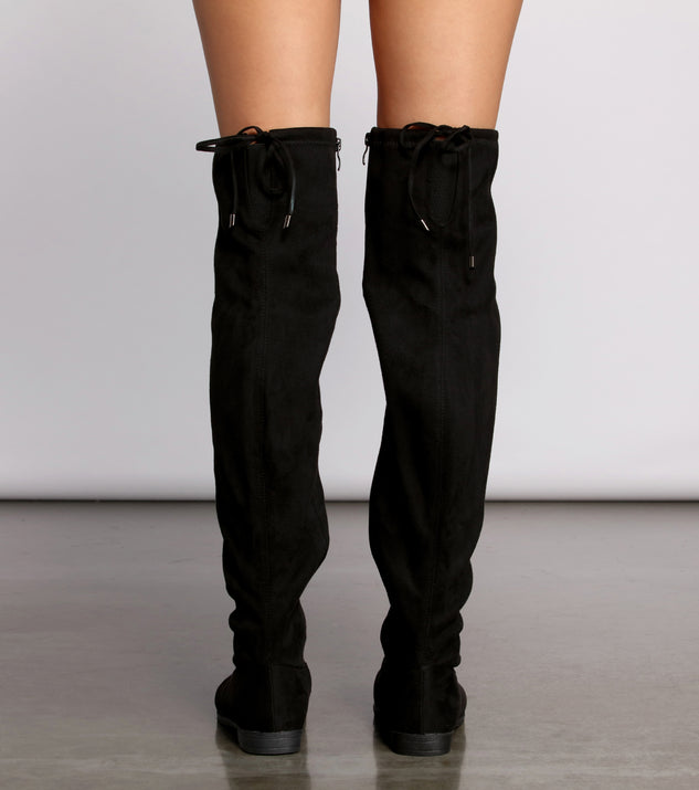 Simply Stylish Flat Over The Knee Boots & Windsor