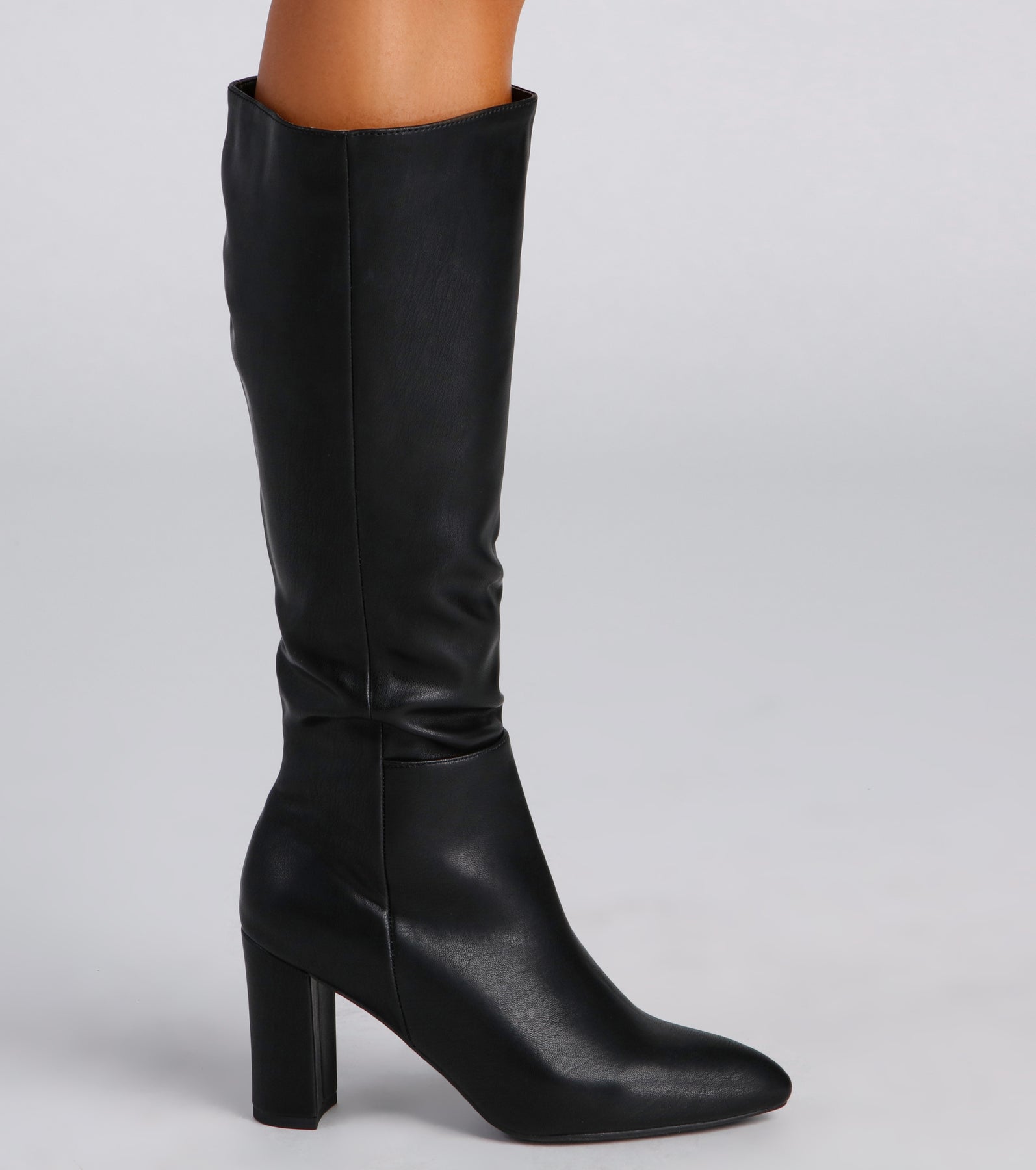 Sleek And Trendy Below-The-Knee Boots & Windsor