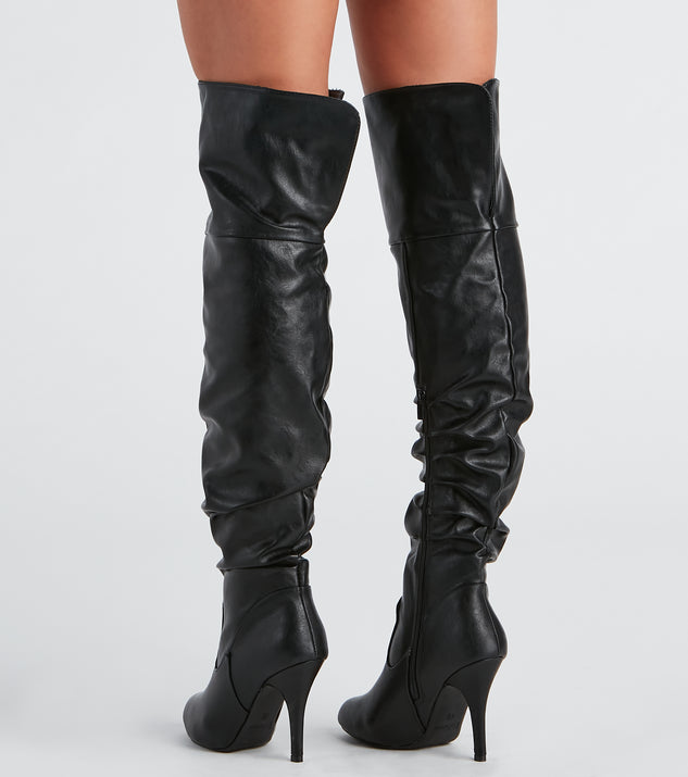 Work It Girl Over-The-Knee Boots & Windsor