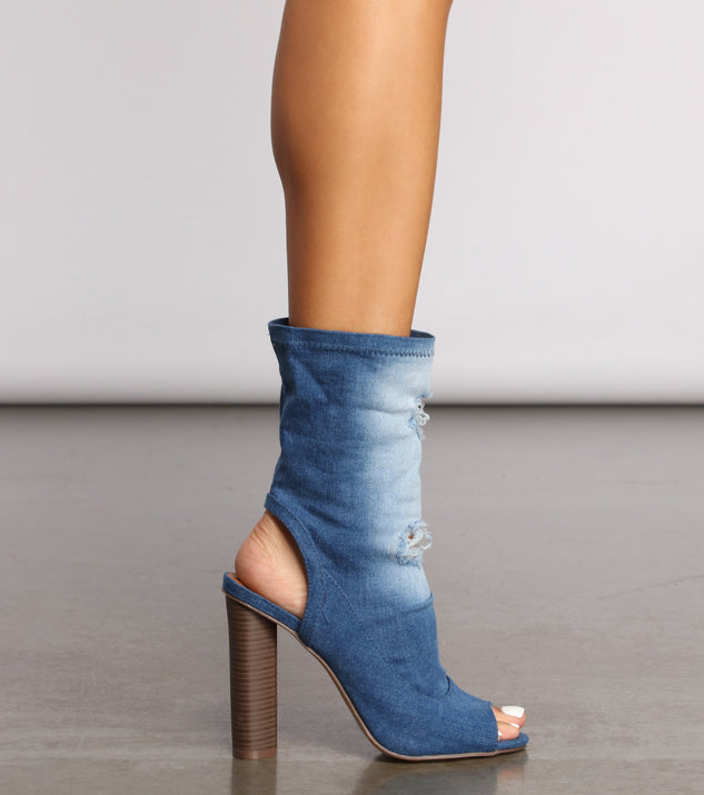 Elena Platform Embellished Heels - Denim | Fashion Nova, Shoes | Fashion  Nova