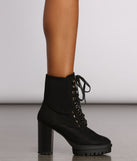 Faux Suede Lace Up Combat Booties are chic ladies' shoes to complete your best 2023 outfits. They come in a variety of trendy women's shoe styles like platforms and dressy low-heels, & are available in wide widths for better comfort.