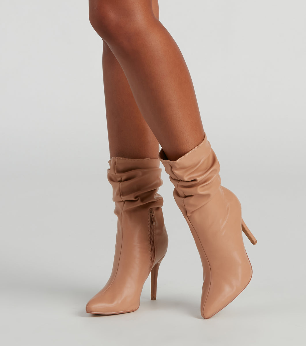 Windsor City Streets Slouch Stiletto Boots