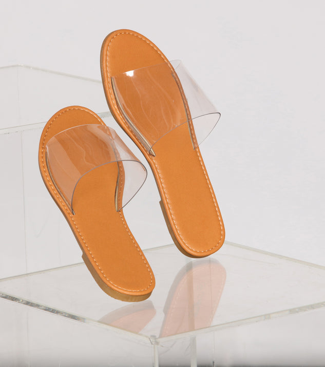 Clear footbed online sandals