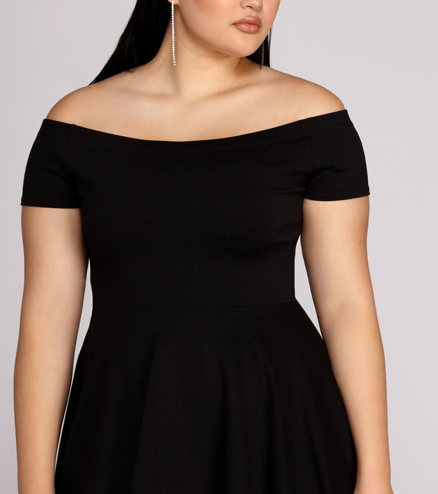 Plus All The Rage Skater Dress Windsor